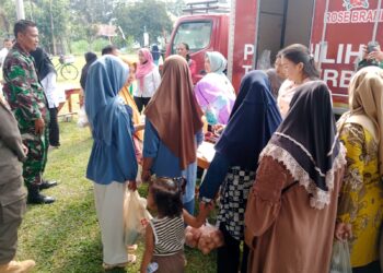 Hari ke 2 Operasi Pasar Murah, warga antusias borong Sembako