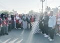 Ribuan Warga Tumijajar Antusias Ikuti Jalan Sehat HUT RI Ke 79