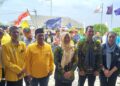 Rin-Win Mendaftar ke kpu Memastikan maju calon bupati dan wakil bupati pringsewu.
