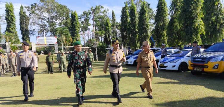 439 Personil Polres Lampura Siap Amankan  Pilkada 2024