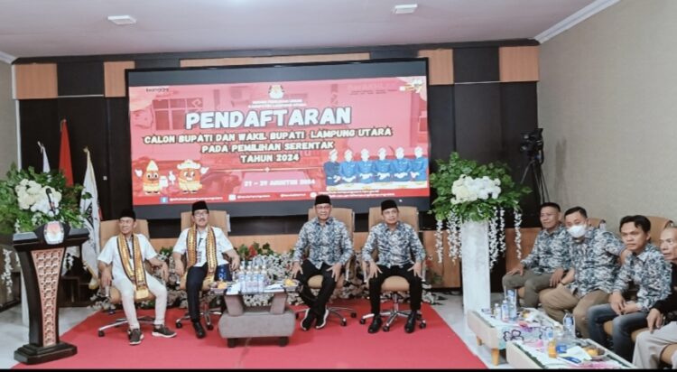 Berkas Dinyatakan Lengkap, Hamartoni – Romli, Optimis Menang Pilkada Lampura