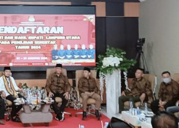 Maju Pilkada Lampura, Berkas Ardian Saputra – Sopian Dinyatakan Lengkap