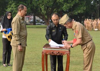 Pemkab Lambar Sertijab PJ Sekda Tahun 2024