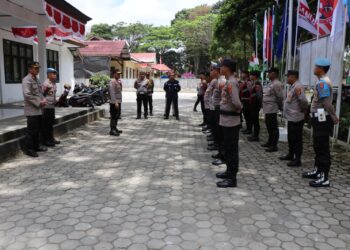 Polres, Amankan Perpanjangan Pendaftar Cabub Dan Wabub Lambar Di KPU