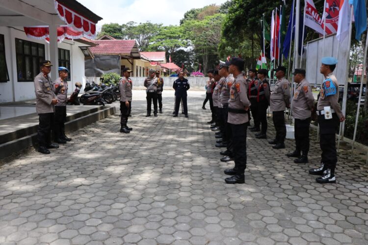 Polres, Amankan Perpanjangan Pendaftar Cabub Dan Wabub Lambar Di KPU