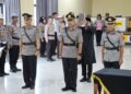 Kapolres Pringsewu Pimpin Upacara Serah Terima Jabatan Kapolsek Gadingrejo dan Pengukuhan Kasat Intelkam