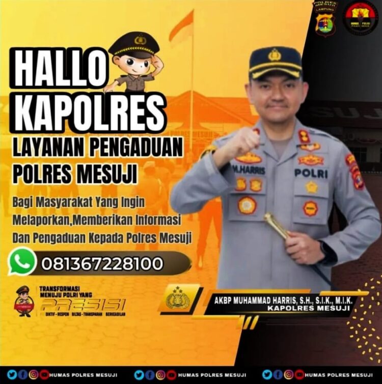 Buka Layanan Pengaduan, Kapolres Mesuji Sigap Tanggapi Laporan Masyarakat