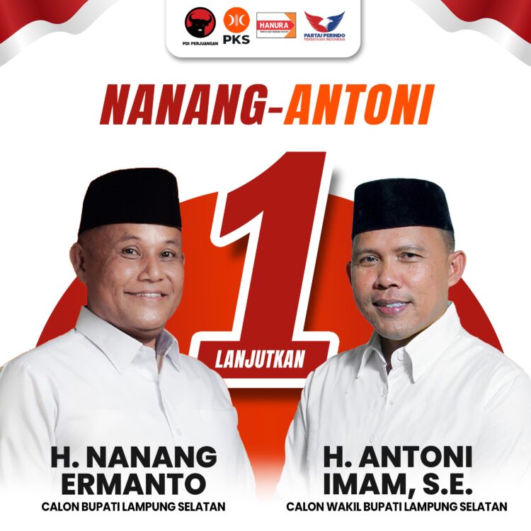 Dapet Nomor Urut 1, Berikut pesanan Nanang Ermanto dan Antoni