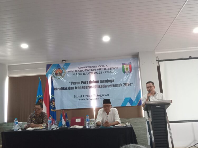 PWI Pringsewu Gelar Konferensi Kerja 2024