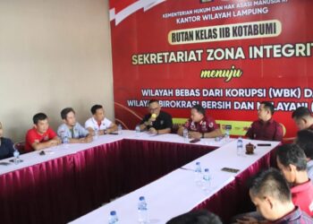 Waduh.. Rutan Kelas II B Kotabumi Di Geruduk Anggota PWI Lampura