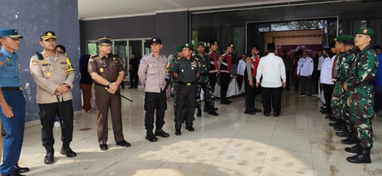 Polres Amankan Pelaksanaan Penetapan nomor Urut Paslon Bupati Lampura 2024