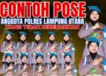 Jelang Pilkada 2024, Anggota Polres Lampura Dilarang Foto Dengan jari