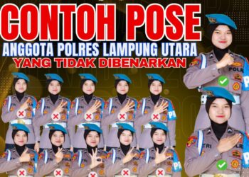 Jelang Pilkada 2024, Anggota Polres Lampura Dilarang Foto Dengan jari