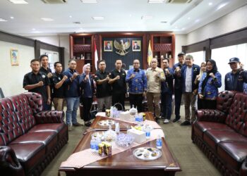 Pj. Gubernur Samsudin Terima Kunjungan Pengurus IWO Lampung, Diharapkan Dapat Bantu Pemprov Lampung Menyebarkan Informasi Pembangunan kepada Masyarakat