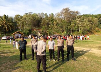Polres Pringsewu Amankan Delapan Kegiatan kampanye Yang Dilakukan Tiga Paslon Bupati