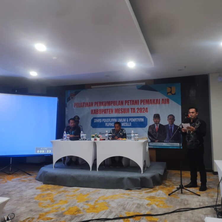 Guna Memaksimalkan Hasil Panen, Petani Pemakai Air di Mesuji Diberi Pelatihan