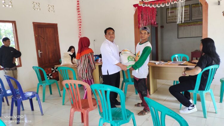 Pekon Suka Damai Distribusikan Bantuan Ketahanan Pangan Tahap ll