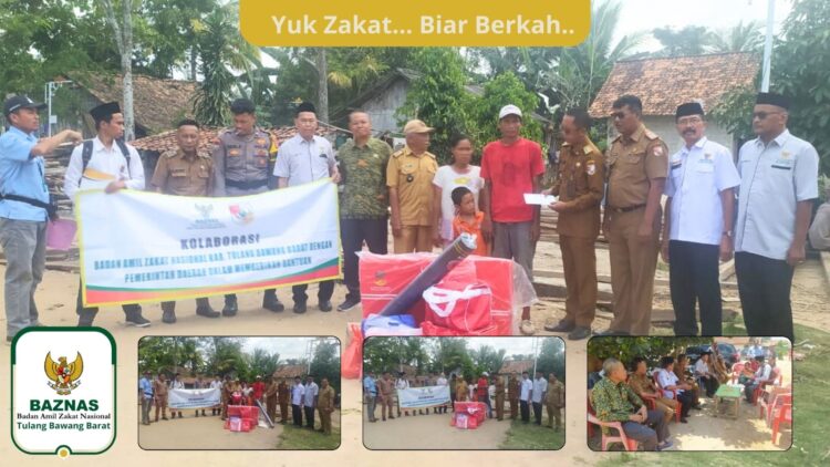 Baznas, Dinsos, BPBD Salurkan Santunan Kepada Warga Korban Kebakaran.
