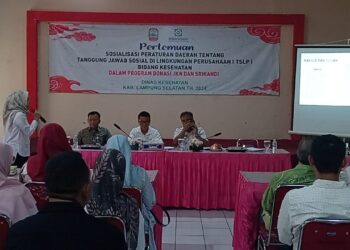 Dinkes Lamsel, tekankan pentingnya Perusahan untuk menyediakan fasilitas kesehatan bagi pekerja