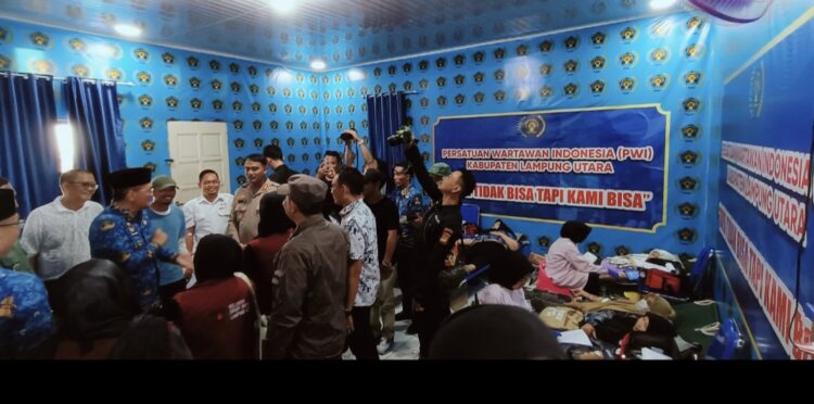 ” Banjir ” Darah Di PWI Lampung Utara