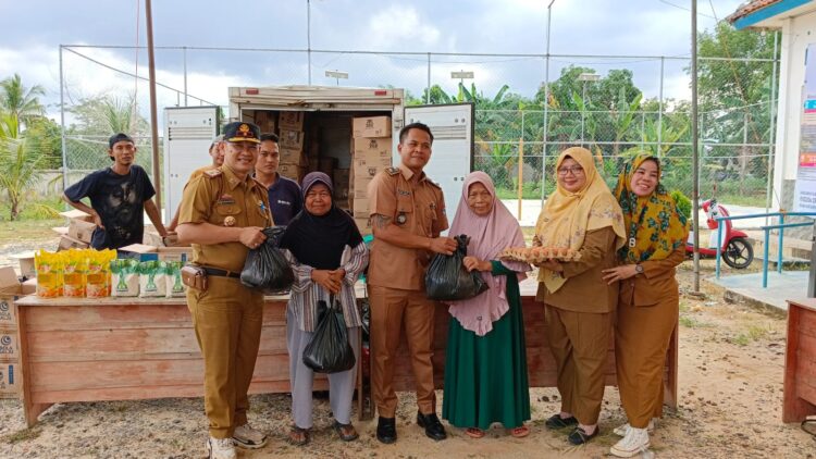 Pemkab Mesuji Gelar Operasi Pasar Murah di Kecamatan Mesuji Timur