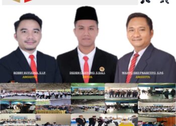 Sebanyak 346 PTPS Resmi Terlantik, Ini Pesan dan Harapan Tiga Pimpinan Bawaslu Mesuji