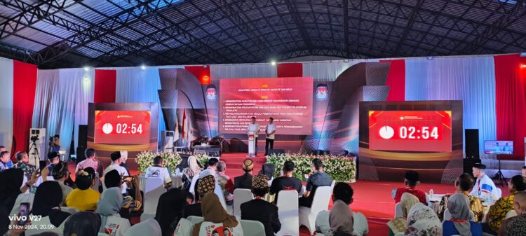 Debat Publik Paslon NoNa Utamakan Kemajuan Tubaba Secara Merata Dan Berdaya Saing