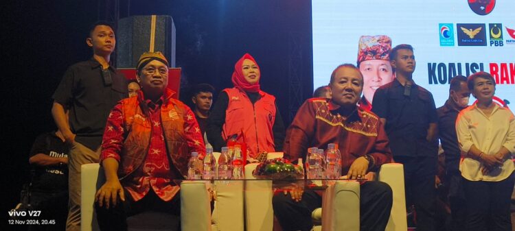 Di Hadapan Ribuan Warga Tubaba, Arjuno Ajak Coblos No 1 , Jalan Kabupaten Se Lampung Mulus Semua