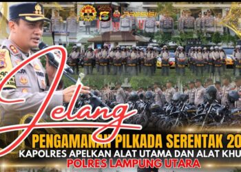 Kapolres Lampura Cek Personel, Alut Dan Asus Jelang Pilkada 2024