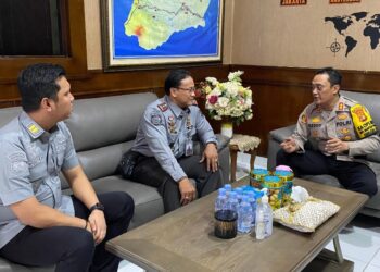 Tingkatkan Sinergitas Institusi, Rutan Kotabumi Kunjungi Mapolres Lampura