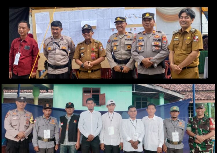 All Out Polres Terjunkan Ratusan Personel Amankan 1065 TPS Di Lampura