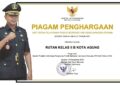 Selamat! Rutan Kelas IIB Kotaagung Raih Unit Kerja P2HAM dari Menteri HAM RI