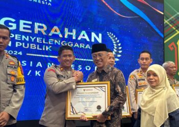 Prestasi Membanggakan: Polres Pringsewu Raih Penghargaan Zona Hijau dari Ombudsman RI