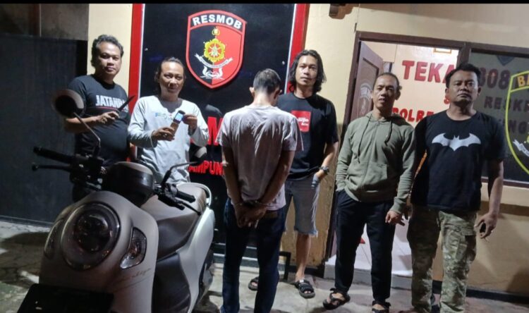 Pelaku Spesialis Pencuri Motor Di Lampura Di Bekuk Polisi