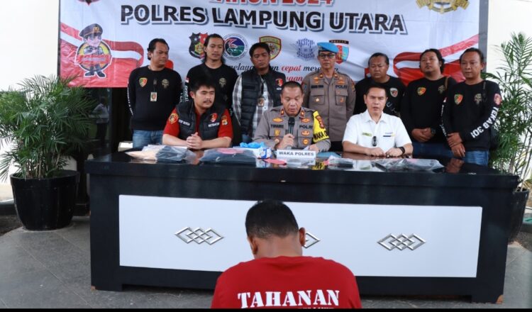 Sakit Hati Dipecat, Mantan Satpam Di Tangkap Polisi, Bakar Kantor Pajak Kotabumi