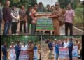 Tingkatkan Ekonomi Masyarakat, Pemdes Tanjung Iman Bangun Jalan Desa