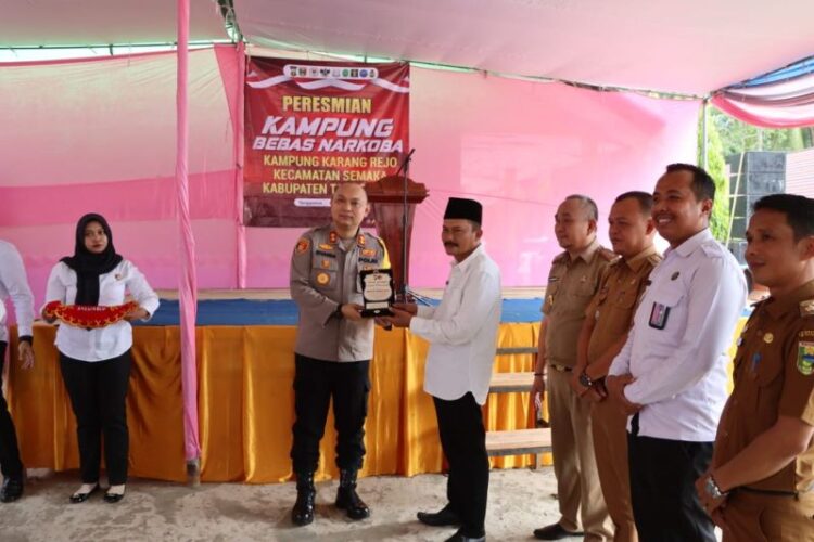 Perangi Narkoba, Pekon Karangrejo Dipercaya sebagai Kampung Bebas Narkoba
