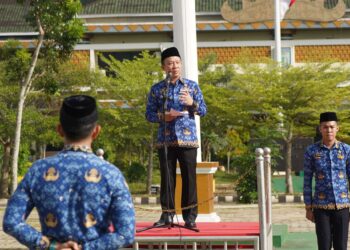 Pemkab Pringsewu Gelar Apel Perdana Tahun 2025