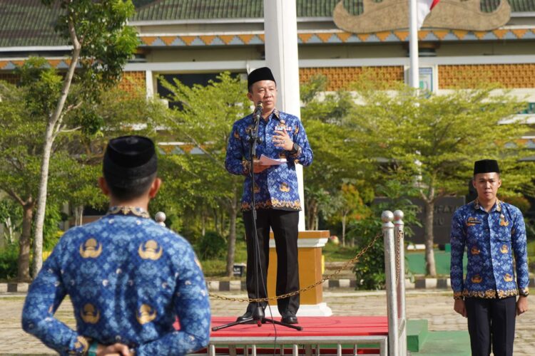 Pemkab Pringsewu Gelar Apel Perdana Tahun 2025