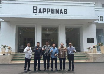 Pj. Bupati Pringsewu Sambangi BAPPENAS Usulkan normalisasi jaringan irigasi