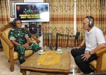 Dandim 0412/LU : Penerimaan Prajurit TNI-AD tidak Dipungut Biaya.