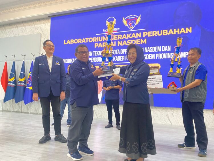 DPD Partai NasDem Tubaba Raih Juara Dua Dalam Program Aksi DPP NasDem