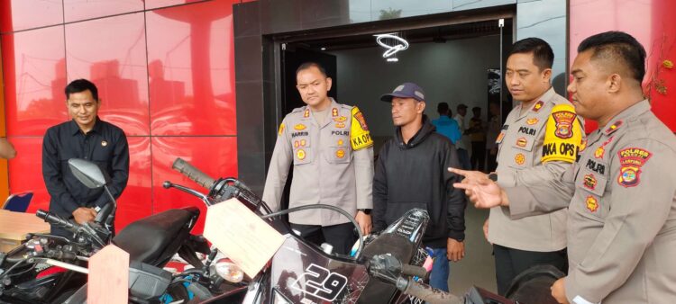Motor Dicuri Ditemukan Kembali, Korban Apresiasi Kinerja Jajaran Polres Mesuji