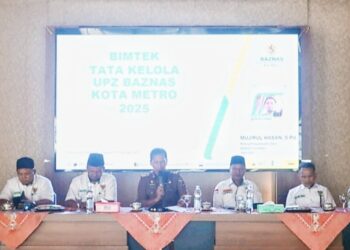 Gelar Bimtek UPZ, BAZNAS Kota Metro Luncurkan Program GASIBU