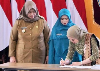 Ny.Rahayu Riyanto Pamungkas Resmi Jabat Ketua TP-PKK Kabupaten Pringsewu