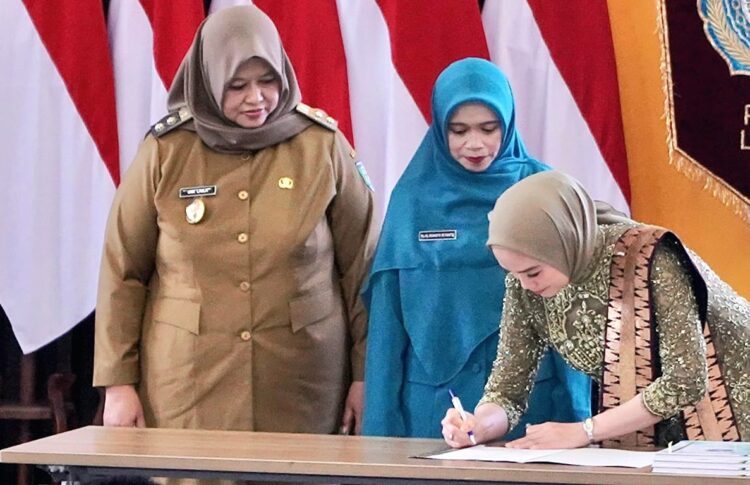 Ny.Rahayu Riyanto Pamungkas Resmi Jabat Ketua TP-PKK Kabupaten Pringsewu