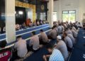 Tingkatkan Kualitas, Polres Lampura Gelar Bimbingan Rohani Dan Mental Anggota 