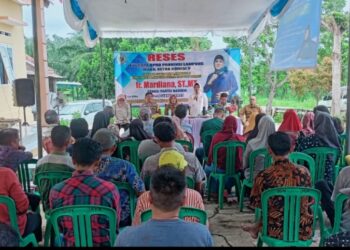 Serap Aspirasi, Mardiana Disambut Antusias Masyarakat Desa Bangun Jaya