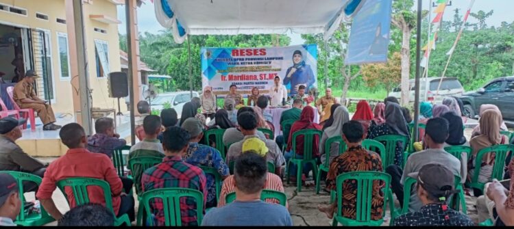 Serap Aspirasi, Mardiana Disambut Antusias  Masyarakat Desa Bangun Jaya