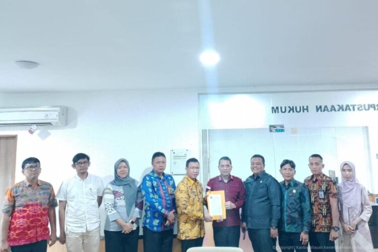Pemkab Tanggamus dan Kanwil Kemenkum-HAM Lampung Harmonisasikan 4 Ranperda